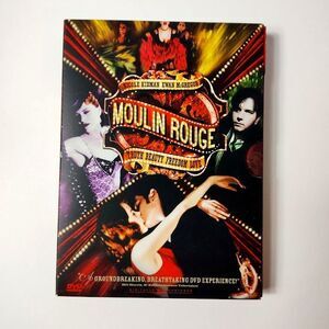 Moulin Rouge Musical Drama DVD 2001 PG 13  Nicole Kidman Ewan McGregor